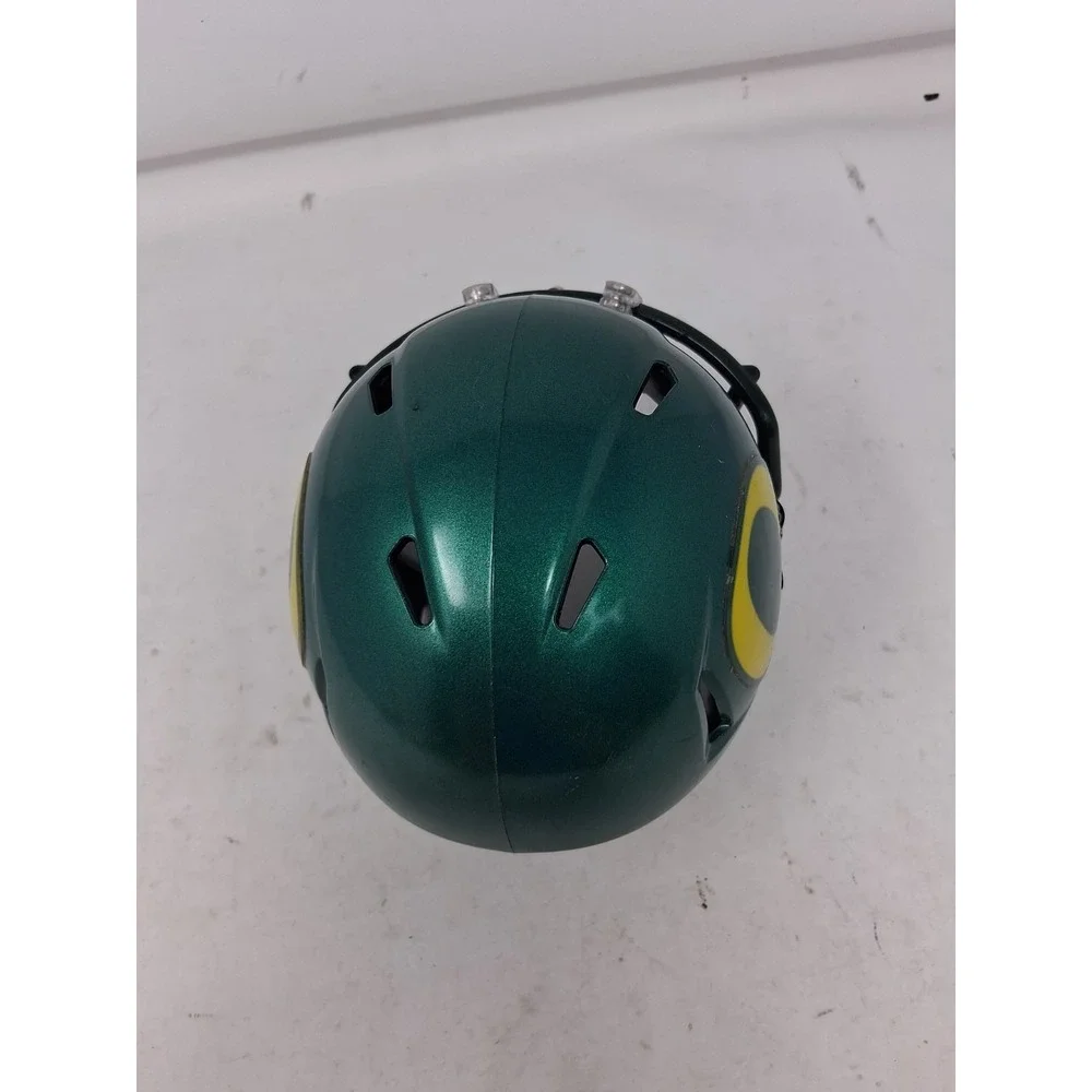 University OREGON DUCKS Mini Helmet NCAA Football Schutt Auhentic Metallic Green